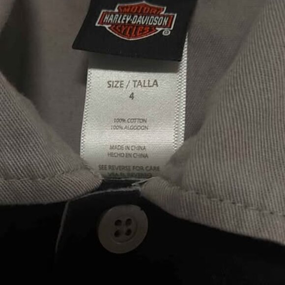 All for $100 - Authentic set of children's Harley Davdison shirts ages 4 to 10 - Picture 5 of 11